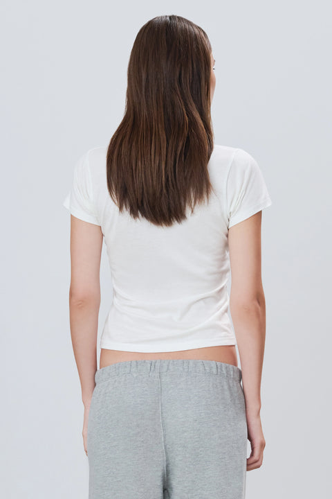 Fitted Crewneck Short Sleeve T-Shirt