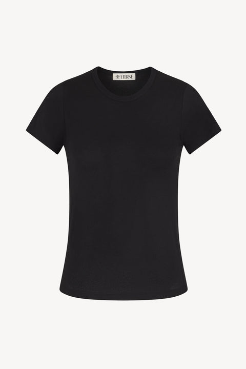 Fitted Crewneck Short Sleeve T-Shirt