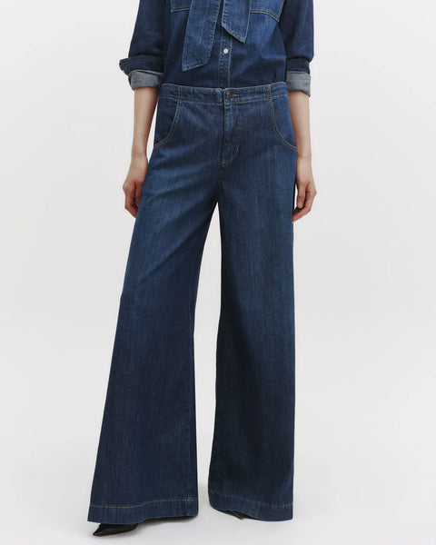 Lulu Jean in Lightweight Denim - Dark Wash