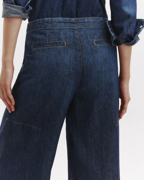 Lulu Jean in Lightweight Denim - Dark Wash