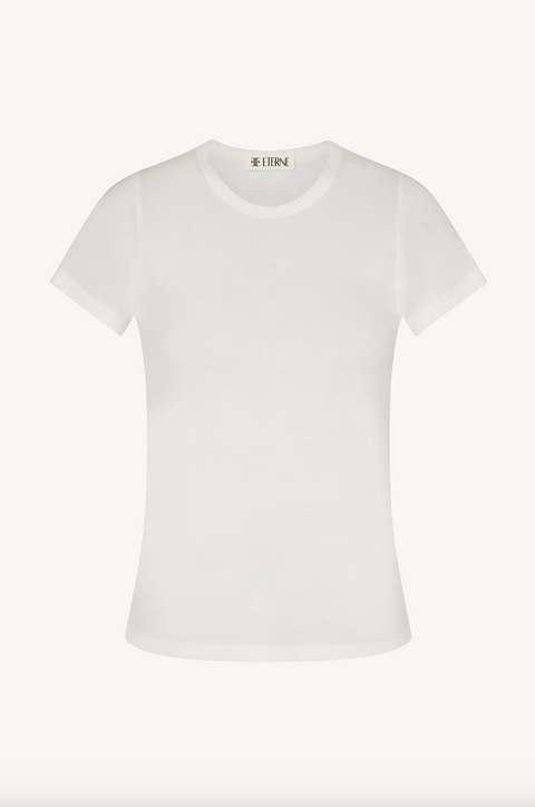Fitted Crewneck Short Sleeve T-Shirt