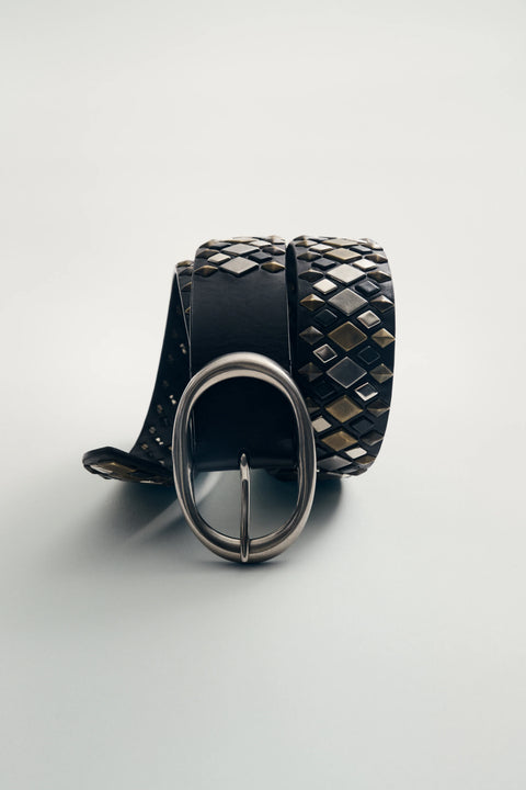 TWP Snake in My Garden Wide Belt – Dakota Metallic Multi