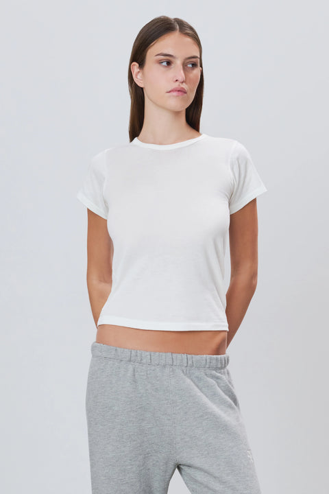 Fitted Crewneck Short Sleeve T-Shirt