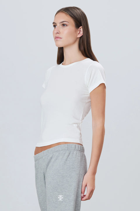 Fitted Crewneck Short Sleeve T-Shirt