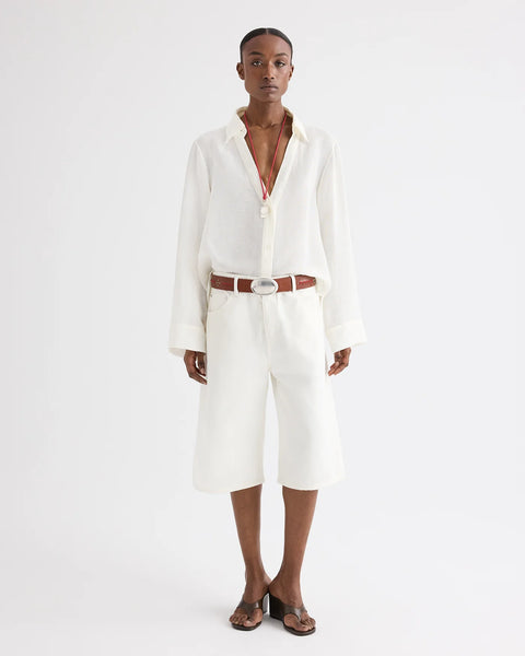 Deep V Relaxed Shirt
