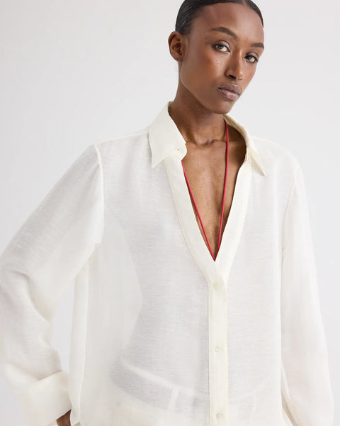 Deep V Relaxed Shirt