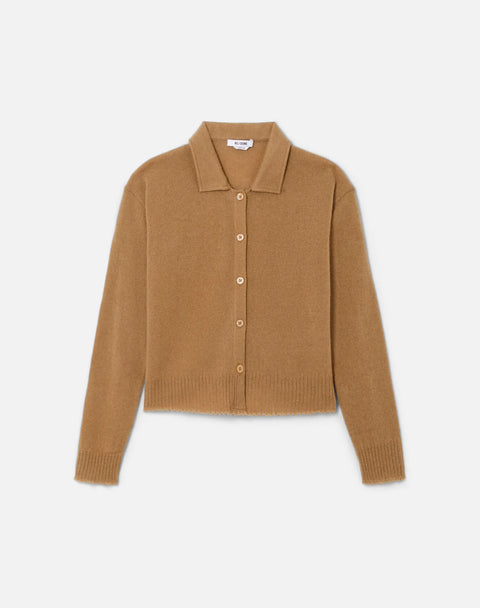 The Loose Polo Cardigan