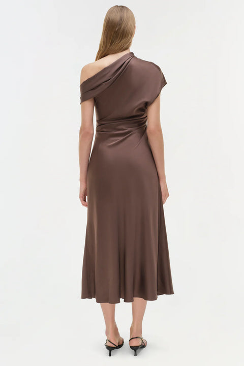 Joanna Shoulder Midi Dress