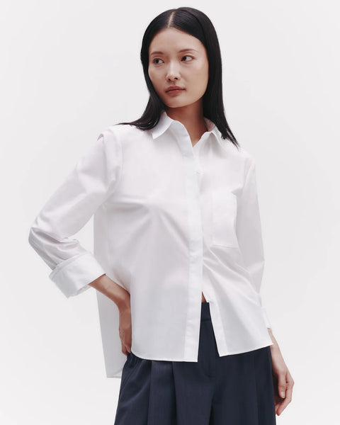 Boyfriend Shirt in Superfine Cotton