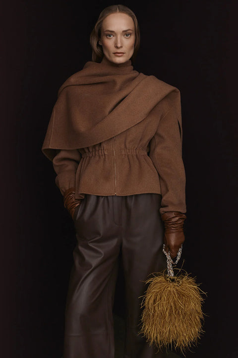 Scanlan Theodore Cape Scarf – Camel