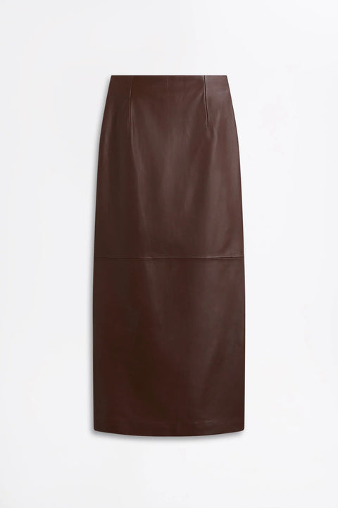 Scanlan Theodore Leather Pencil Skirt – Spice