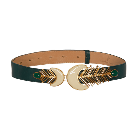 Sonia Petroff Shela Belt in Green