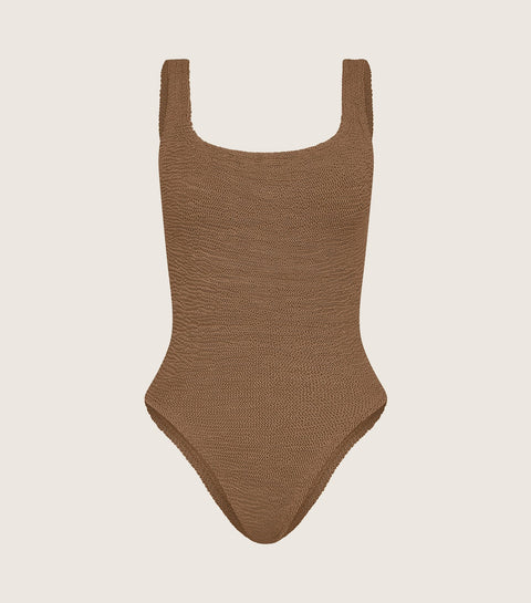 Square Neck - Metallic Cocoa