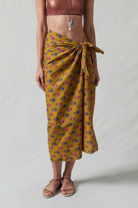 Sunflower Printed Sarong
