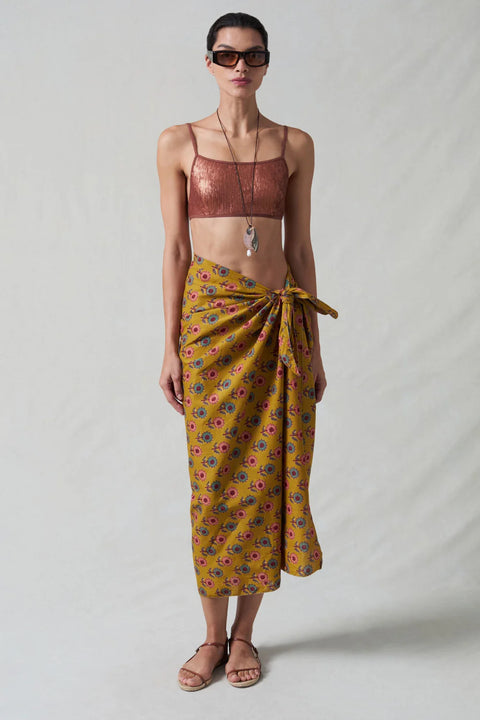 Sunflower Printed Sarong
