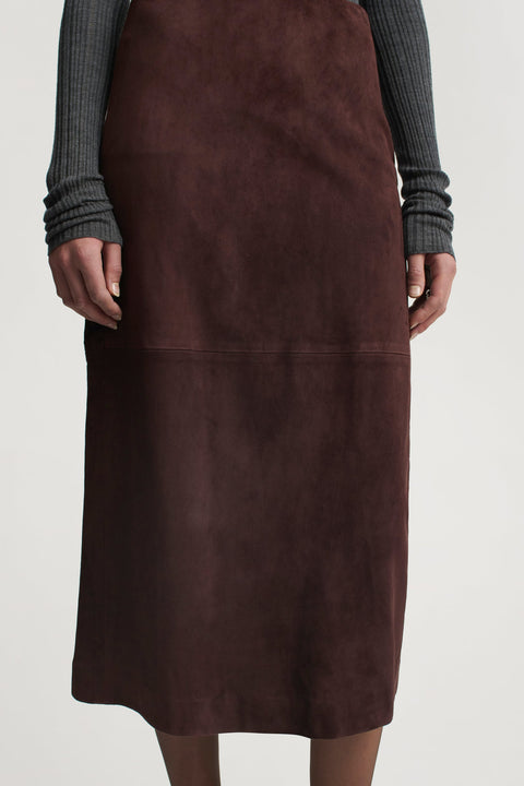 Kallmeyer Emilee Pencil Skirt – Chocolate Plum