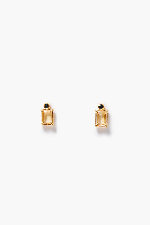Citrine Stud Earrings