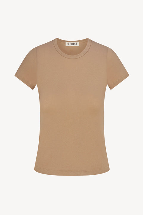 Fitted Crewneck Short Sleeve T-Shirt