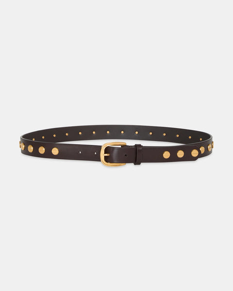 Narrow Nailhead Belt