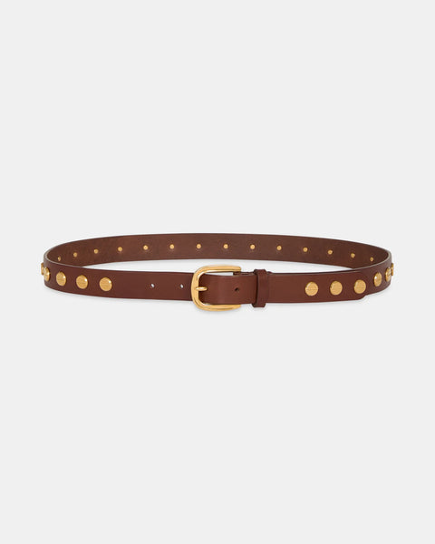 Narrow Nailhead Belt