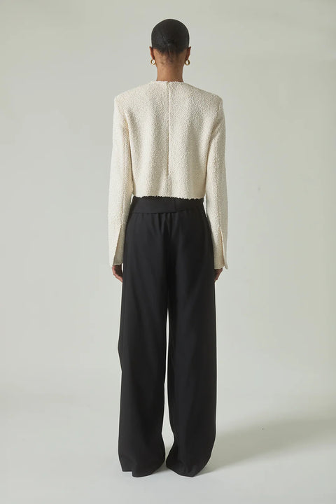 Heirlome Francesca Bouclé Top – Cream