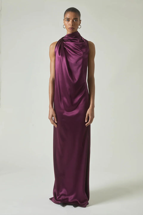 Heirlome Susana Dress – Aubergine