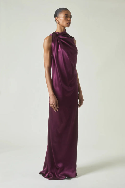 Heirlome Susana Dress – Aubergine