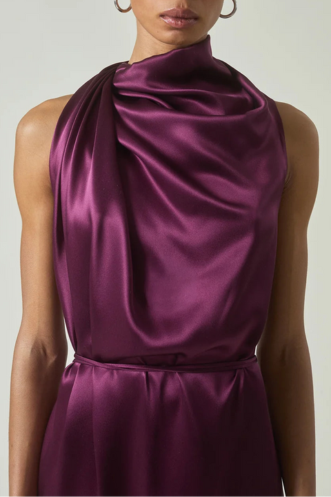 Heirlome Susana Dress – Aubergine