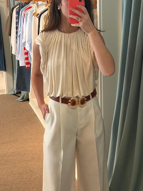 Effie Top in Bone