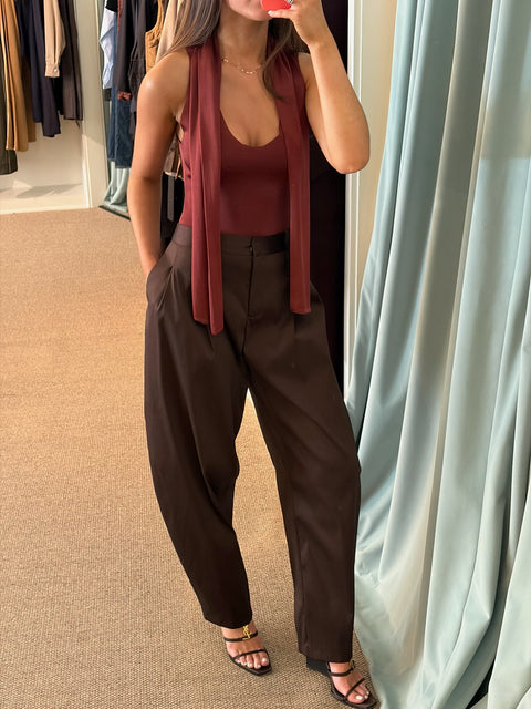 Brandon Maxwell The Dean Pant – Brown