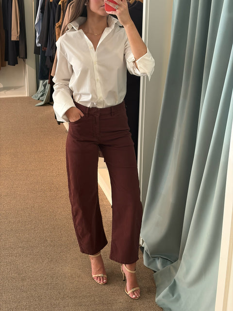 Nili Lotan Tribeca Pant – Cabernet