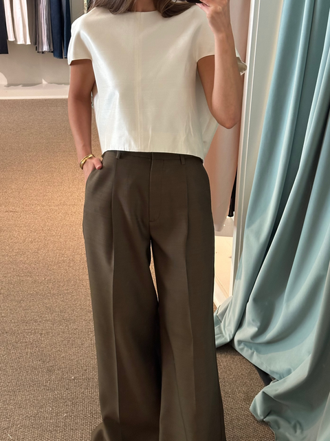 Laurence Trousers in Olive