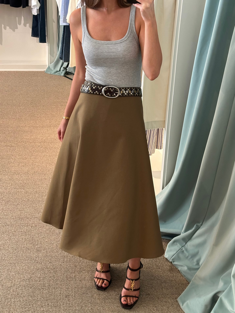 TWP Full Sweep Circle Skirt – Kangaroo