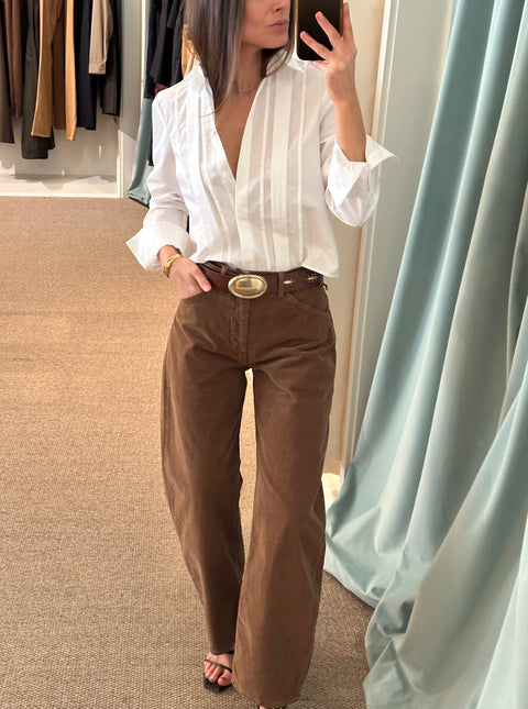 Nili Lotan Tribeca Pant – Hazelnut