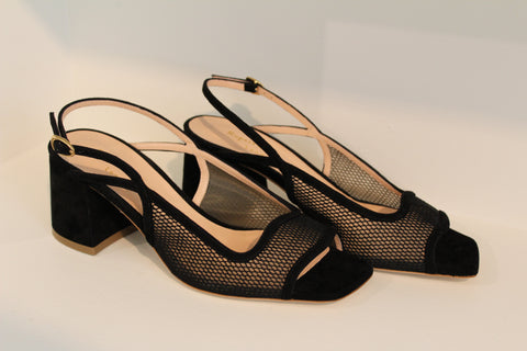 Cavalcade - Black Suede Mesh