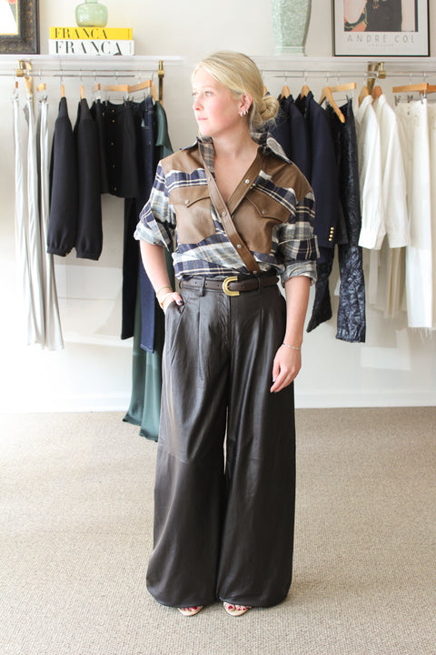 Leather Avery Pant