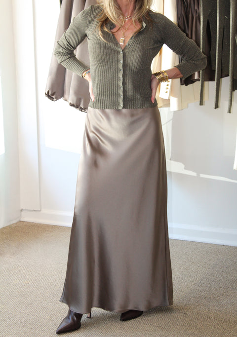 Blake Rib Crew Cardigan