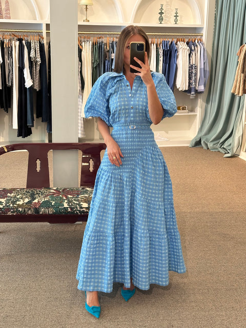 Tatiana Dress - Ocean Blue