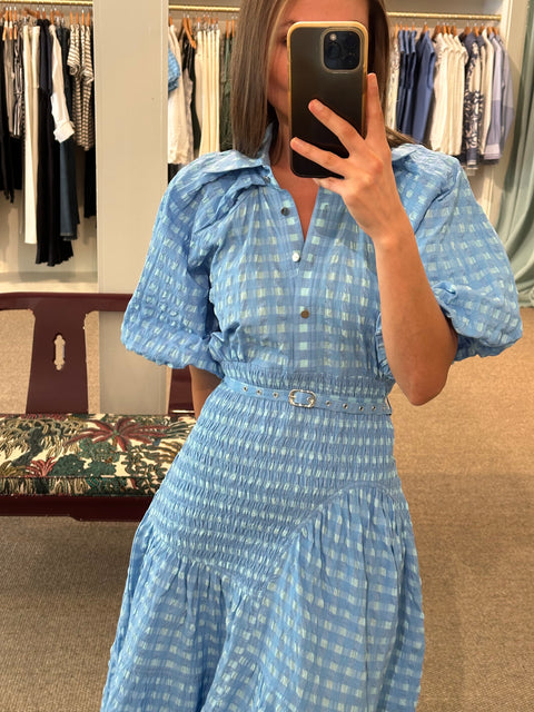 Tatiana Dress - Ocean Blue