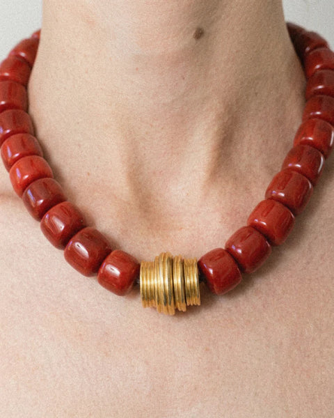 Linda Coral Necklace