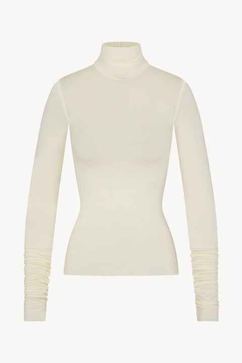 Fitted Turtleneck Top