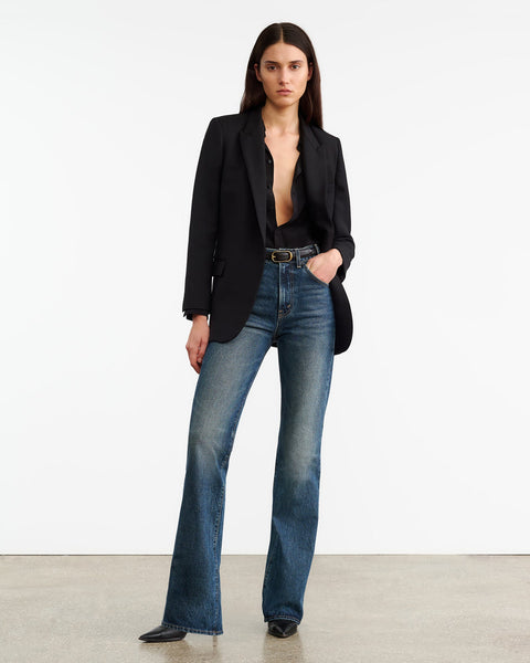 Nili Lotan Diane Blazer in Black, detail
