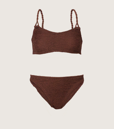 Phoebe Bikini Metallic Chocolate
