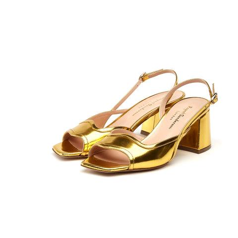 Cavalcade Gold Mirror Slingback