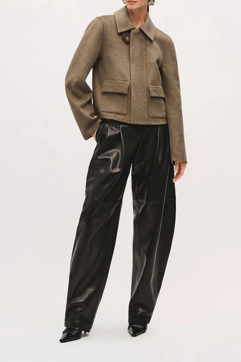 Brandon Maxwell The Remi Jacket – Truffle