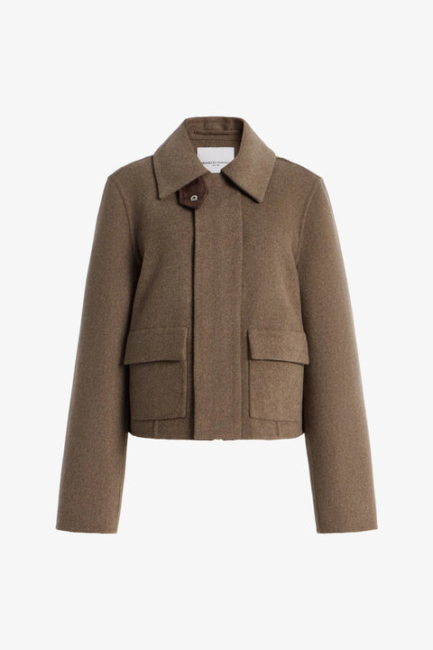 Brandon Maxwell The Remi Jacket – Truffle