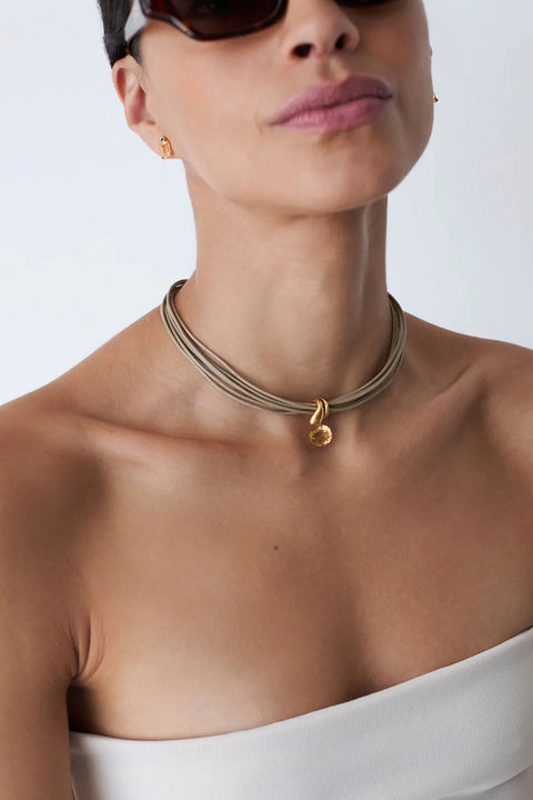 Citrine Stud Earrings