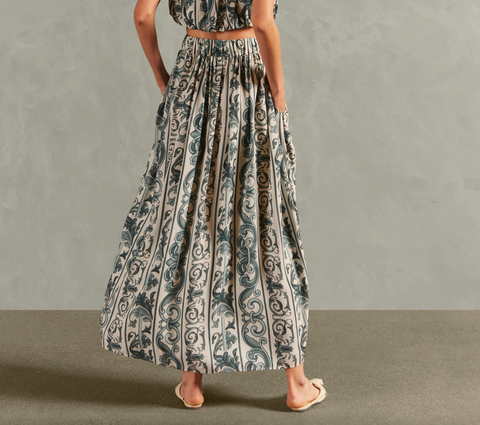 Hera Side-Slit Long Skirt