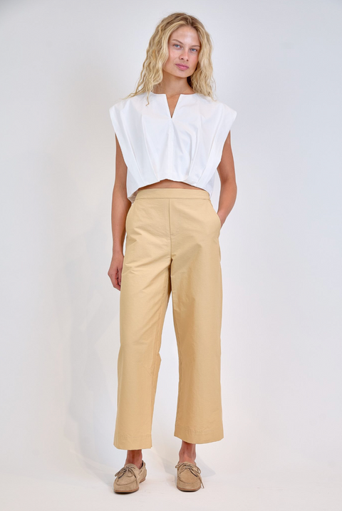 Wrenli Pleated Top