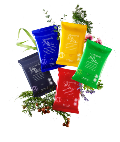 Spa Cleansing Water Cloths - Relaxing Aromas